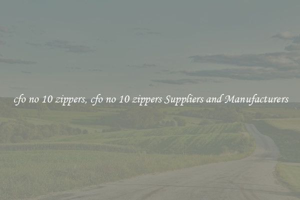 cfo no 10 zippers, cfo no 10 zippers Suppliers and Manufacturers