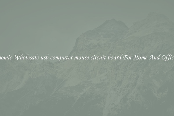 Ergonomic Wholesale usb computer mouse circuit board For Home And Office Use.