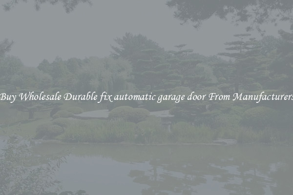 Buy Wholesale Durable fix automatic garage door From Manufacturers