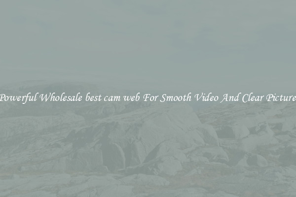 Powerful Wholesale best cam web For Smooth Video And Clear Pictures