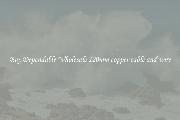 Buy Dependable Wholesale 120mm copper cable and wire