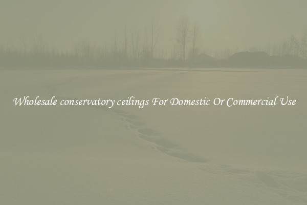Wholesale conservatory ceilings For Domestic Or Commercial Use